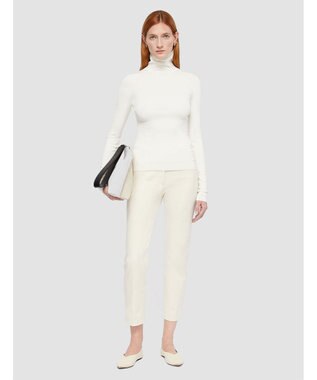 JOSEPH 【FOUNDATIONS】シルクストレッチ　タートルネックニット Ivory