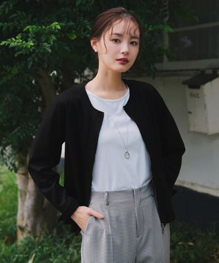 Tiaclasse 【洗える】ソフトダンボールジャケット ブラック