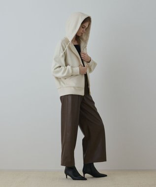 GRACE CONTINENTAL ルーズパーカー ホワイト