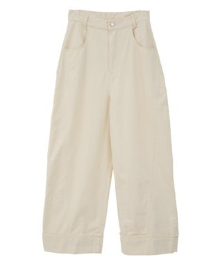 CRAFT STANDARD BOUTIQUE カーブデニムパンツ Ivory