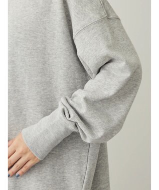 Green Parks ＢＰセンターシームミニ裏毛プルオーバー Gray Mixture