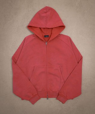 WEGO ショートZIPパーカー レッドその他