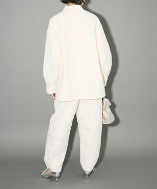 Green Parks キルティングシャツブルゾン Off White