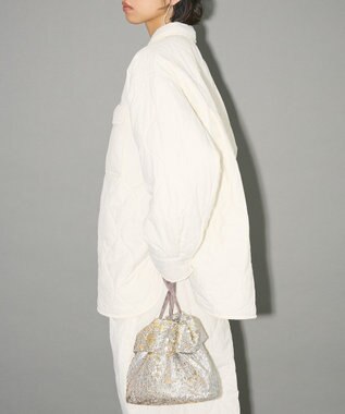 Green Parks キルティングシャツブルゾン Off White