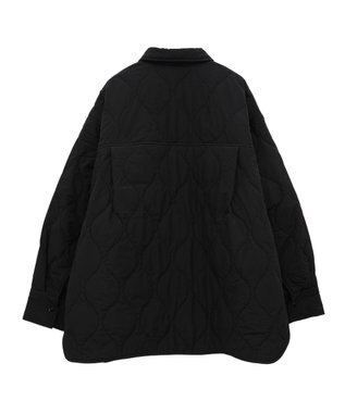 Green Parks キルティングシャツブルゾン Black