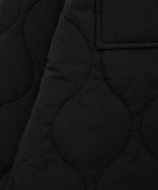 Green Parks キルティングシャツブルゾン Black