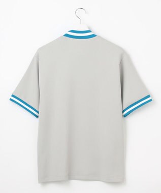 23区GOLF 【23Fondation】【吸水速乾/UVケア】ライトダンボール モックネック ライトグレー系