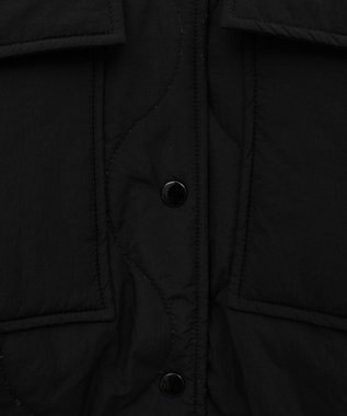 Green Parks キルティングシャツブルゾン Black