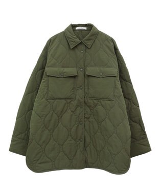 Green Parks キルティングシャツブルゾン Khaki