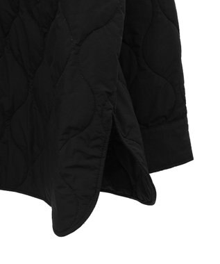 Green Parks キルティングシャツブルゾン Black