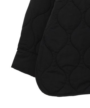 Green Parks キルティングシャツブルゾン Black