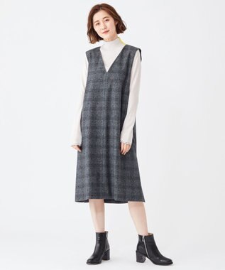 セットアップ対応 フロックオンチェック ワンピース Paul Smith ファッション通販 公式通販 オンワード クローゼット