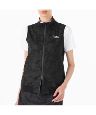ZERO HALLIBURTON クールドッツカモフラベスト 82841 W4S8b レディースゴルフ ブラック