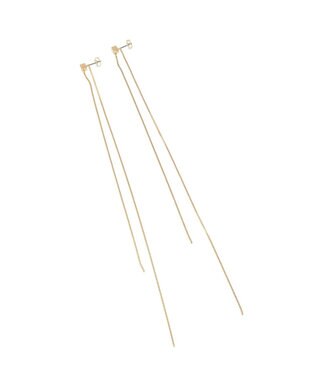 Green Parks ・ＨＡＬＦ　ＴＩＭＥ　２ｗａｙロングチェーンピアス Gold