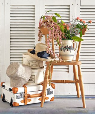 TOCCA 【紫外線90%カット・速乾・接触冷感・リバーシブル・洗える】LACE REVER BUCKET HAT バケットハット ベージュ系