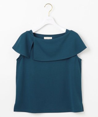 ANY SIS S ケープディテール カットソー グリーン