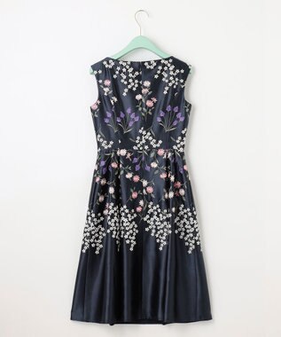 TOCCA 【洗える】AUTUMN GARDEN ドレス ネイビー系7