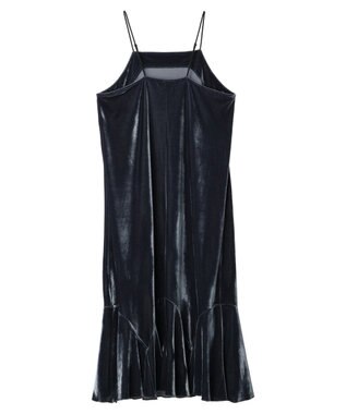 Green Parks armonia．ベロアキャミワンピース Blue