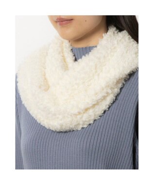 UNBILLION カシュネ cache nez / ナミガラフェイクファースヌード アイボリー