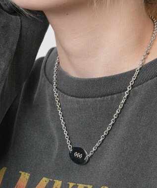 WEGO Lリバーシブルプレートネックレス 柄2