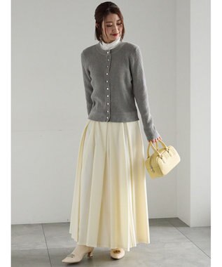 Te chichi モールリブカーディガン グレー