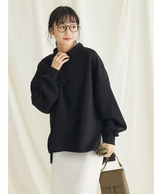 CRAFT STANDARD BOUTIQUE JQカットボリュームスリーブMOCプルオーバー1 Black