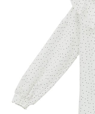 earth music&ecology ラッフルカラーブラウス Dot