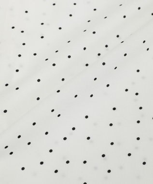 earth music&ecology ラッフルカラーブラウス Dot