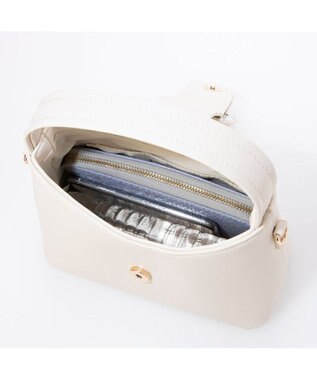 UNBILLION カシュカシュ cachecache / クルミベルト2wayスクエアバッグ アイボリー