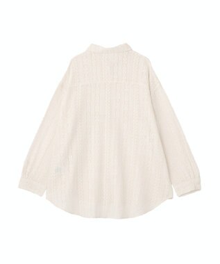 Green Parks 長袖レースシャツ Off White