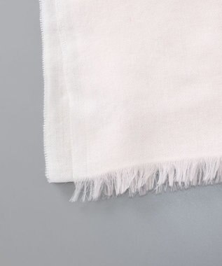 AURORA 【 LANVIN COLLECTION（ランバン コレクション） 】ウール面割ストール ピンク