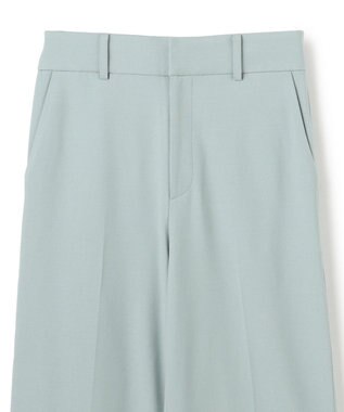 UNFILO 【ウエストゴム/14サイズ展開】beauty warm pants ワイド セージ