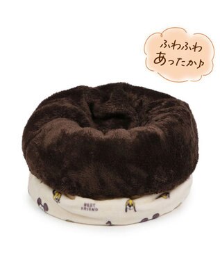 PET PARADISE ディズニー プルート 遠赤外線  寝袋 筒型 M ベージュ