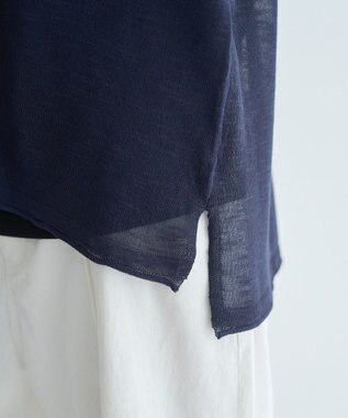 YECCA VECCA 【2点SET】ヘンリーネックスラブシアーニット Navy