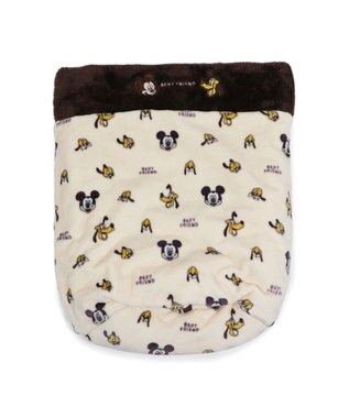 PET PARADISE ディズニー プルート 遠赤外線  寝袋 筒型 M ベージュ