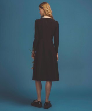 TOCCA 【洗える・消臭】FRILL BLOOM ドレス ネイビー系