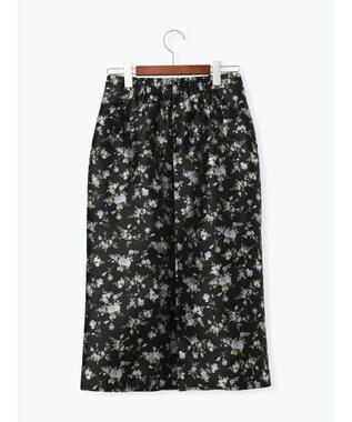 Te chichi ジャガードIラインミドルスカート ブラック