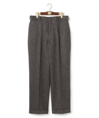 J.PRESS MEN 【J.PRESS ORIGINALS】Lambs Tweed New Piped Stem Slacks / Big Back Belt / Japan Made グレー系1