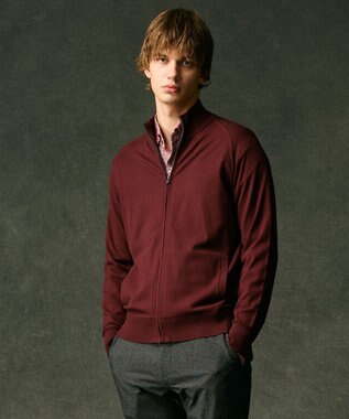 JOSEPH ABBOUD 【オーガニックコットン使用・自然なストレッチ性】JOE COTTON ストレッチオックスペイズリー シャツ ワイン系5