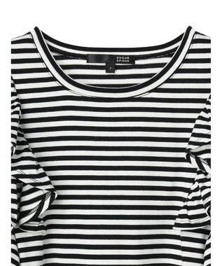 Green Parks ・ＳＵＧＡＲ　ＳＰＯＯＮ　ラッフルレイヤードＴシャツ Off White