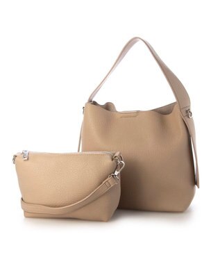 UNBILLION カシュカシュ cachecache / ポーチショルダー付き2wayホーボーバッグ