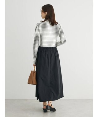 Green Parks ドッキングニットワンピース Black