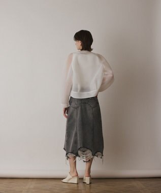 GRACE CONTINENTAL シアーダンボールブルゾン ホワイト