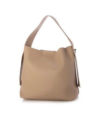 UNBILLION カシュカシュ cachecache / ポーチショルダー付き2wayホーボーバッグ ベージュ