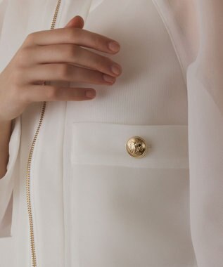 GRACE CONTINENTAL シアーダンボールブルゾン ホワイト