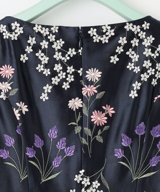 TOCCA 【洗える】AUTUMN GARDEN ドレス ネイビー系7