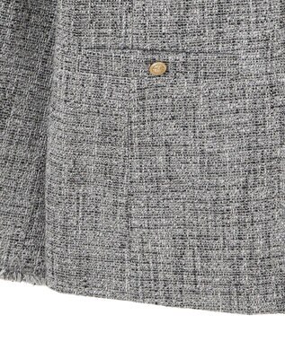 YECCA VECCA 金釦ツイードジャケット Mix