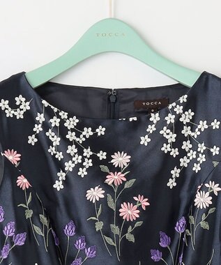 TOCCA 【洗える】AUTUMN GARDEN ドレス ネイビー系7