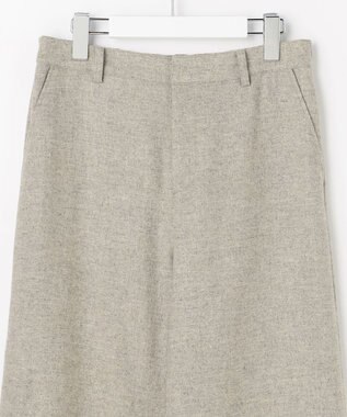 J.PRESS LADIES S ラメツイード セミワイド パンツ ベージュ系