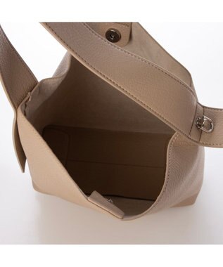 UNBILLION カシュカシュ cachecache / ポーチショルダー付き2wayホーボーバッグ ベージュ